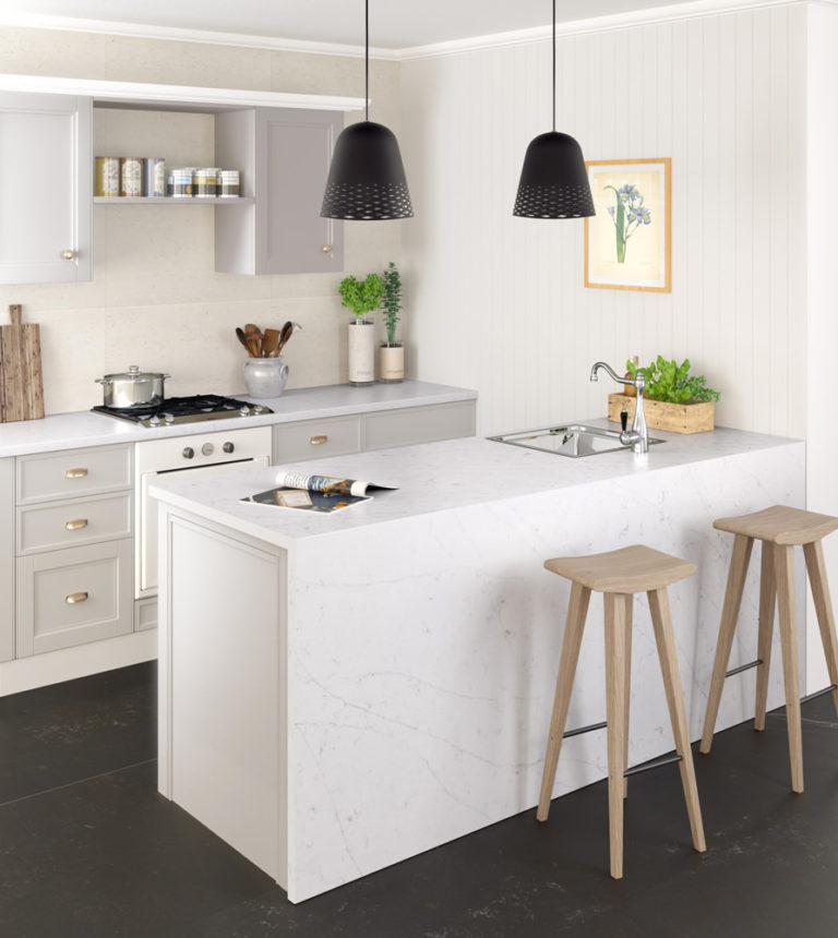 silestone et statuario 1